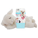 Honden speelgoed hondenknuffel AFP Little Buddy Cream  – Heart Beat Sheep