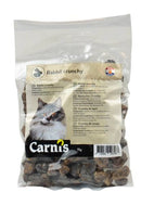 Katten snoepjes snackjes  Crunchy 75 g  puur konijnen stukjes