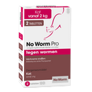 Ontworming Wormmiddelen No Worm Pro Kat vanaf 2kg  2 / 4 Tabletten