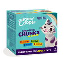 Kattenvoeding natvoer Edgard & Cooper Cat Adult Multipack Chunks In Sauce