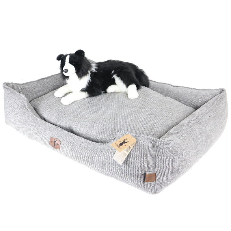 Honden/Katten Manden Hondenmand Boony ‘est 1941’ divan orthop. Sand Grey