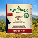 Naturavetal Canis Plus Compleet-Menu Rund Met Koolraap en Appel