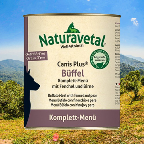 Naturavetal Canis Plus Compleet-Menu Venkel en Peer