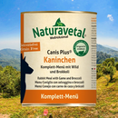 Naturavetal Canis Plus Compleet-Menu Konijn met Wild en Broccoli