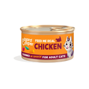 Kattenvoeding natvoer Edgard & Cooper Cat Adult Chicken Chunks In Sauce 18 x 85 gr