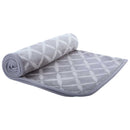 Honden kussen fleece plaids Petlando Stars grijs