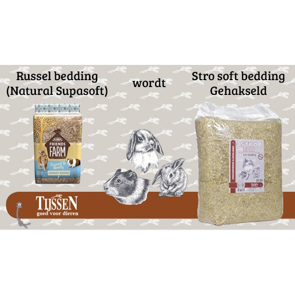Stro Soft Bedding Gehakseld 2 kg