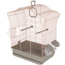 Vogelkooien Voltrega vogelkooi Zebra vinken/kanarie/Parkieten 649 salmon/mocca 44cm