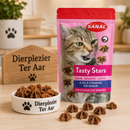 Katten snoepjes snackjes Sanal kat Tasty Stars Salmon