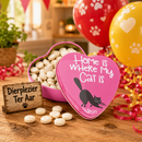 Katten snoepjes snackjes Sanal kat Vitamins 'Home is where my cat is', blik a 60 gram.