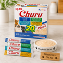 Katten snoepjes snackjes vloeibare sticks  INABA Churu kat Multipack Tonijn - 20 stuks