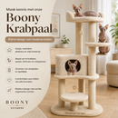 Binnenkort Leverbaar. Krabpaal/klimmeubel Boon Boony krabpaal sand beige pink 163cm