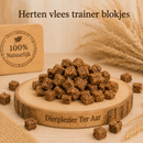 Honden Snacks Gedroogt vlees herten trainer blokjes small 200 gram