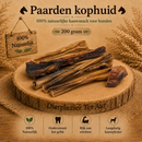 Hondensnack 100% natuurlijk paardenkophuid 200 Gram