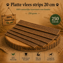 Honden snacks 100 % natuurlijk Paarden vlees strips 20 cm  250 gram
