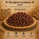 Honden Snacks 100% natuurlijke konijnen trainers small 100 gram