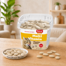 Katten snoepjes snackjes Sanal kat Multi-vitamine cups, 100 gram