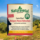 Naturavetal Canis Plus Pups Compleet-Menu Kip met courgette en pompoen
