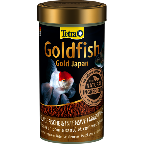Aquarium Vissenvoer Tetra Goldfish Gold Japan, 100 ml.