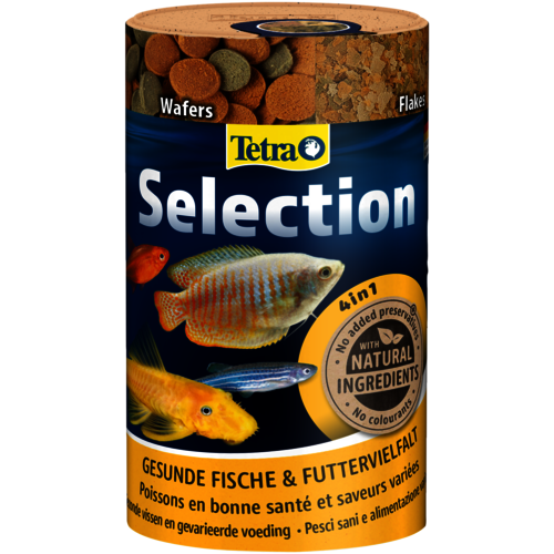 Aquarium Vissenvoer Tetra Selection 4in1,  100/250 Ml