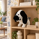 Decoratie Woezel en Pip Charlie Pluche Staand+Piep Zwart/Wit 30 cm