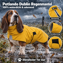 Honden jassen Hondentruien & Regen jassen & Warme Hondenkleding Hondenjassen  Petlando Dublin Regenmantel Geel