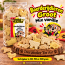 Honden koekjes lekkernijen voor de hond  snacks Dierplezier Boerderij Medium Vanille Diertjes