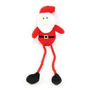 Hondenspeelgoed Pluche kerstman langpoot  met piep super soft  70 cm lang