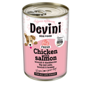 Honden voeding Devini Blikvoeding Hond Chicken & Salmon 400 Gram