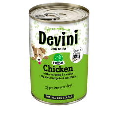 Honden voeding Devini Blikvoeding Hond  Chicken 400 Gram