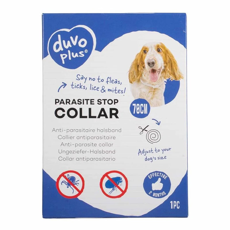 Katten/Honden vlooien banden  Duvo - vlooienband voor de katten en honden - inkorten mogelijk - anti parasiet - Effectieve werking tegen teken, vlooien, mijten en luizen -