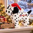 Honden Speelgoed speeltjes kerst Boon hond kerstspeelgoed hond+hohoho+piep zwart/ bruin 30cm