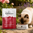 Canagan voeding Pouches maaltijden volwassen katten Kip & Haring