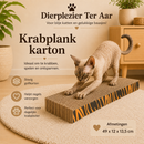 Krabpaal/klimmeubel Boon krabplank karton  49x12x3,5 cm