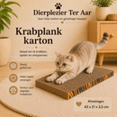 Krabpaal/klimmeubel Boon krabplank karton 43x21x3,5 cm