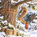Vogelvoeders Buitenvogels Voederslinger met pindanet, 50 cm lang. 🔍