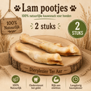 Honden snacks 100%  natuurlijke Lams pootjes ( verpakt per 2 )