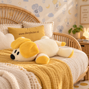 Decoratie Woezel en Pip Pip Pluche Liggend + Piep Beige 40 cm