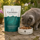 Canagan voeding Pouches maaltijden volwassen katten Kip & Eend