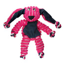 Honden speelgoed Kong Kong hond floppy knots bunny roze/zwart