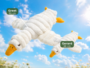 Honden speelgoed Hondenknuffels Quapas!  Gans – moeder Greet 91 cm zoon Gerard 46 cm
