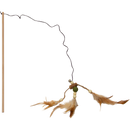 Kattenspeelgoed Jack and Vanilla Timeless HERBALS Kattenhengel Kattenkruid bal met Matatabi stok en 3 uiteindes