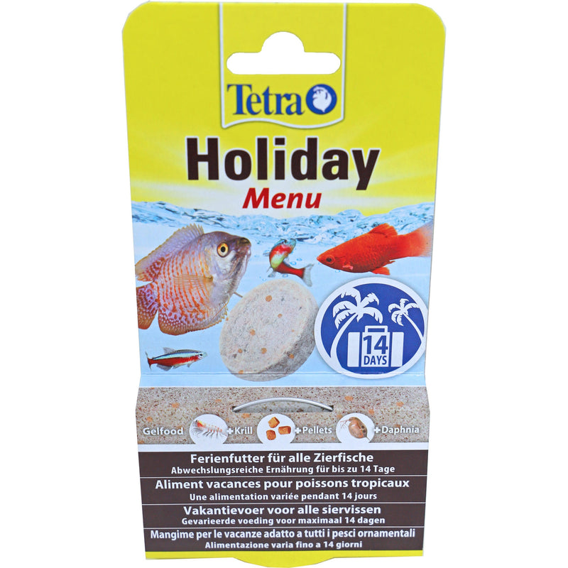 Vissenvoer Tetra Min Holiday menu.