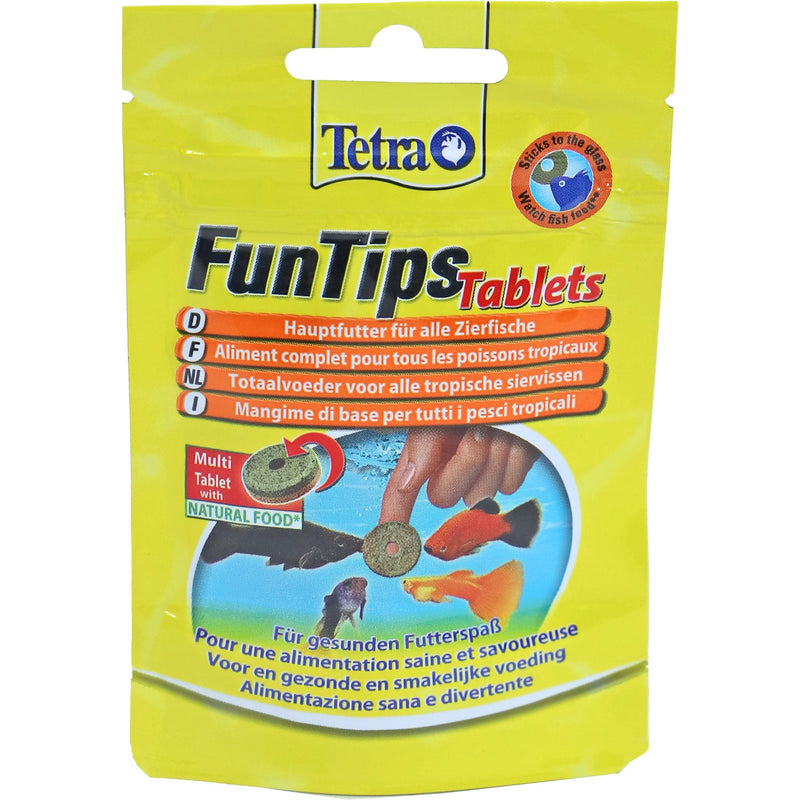 Vissenvoer Tetra Fun Tips Tablets, 20 tabletten.