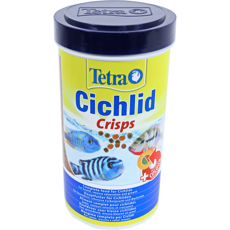 Vissenvoer Tetra Cichlid crisps, 500 ml.