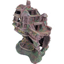 Aquarium decoratie Boon aqua deco ornament polyresin achterdeel schip, 20x15x23 cm.