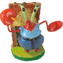 Aquarium decoratie  Plax Sponge Bob ornament, mr. Krabs, 5 cm.