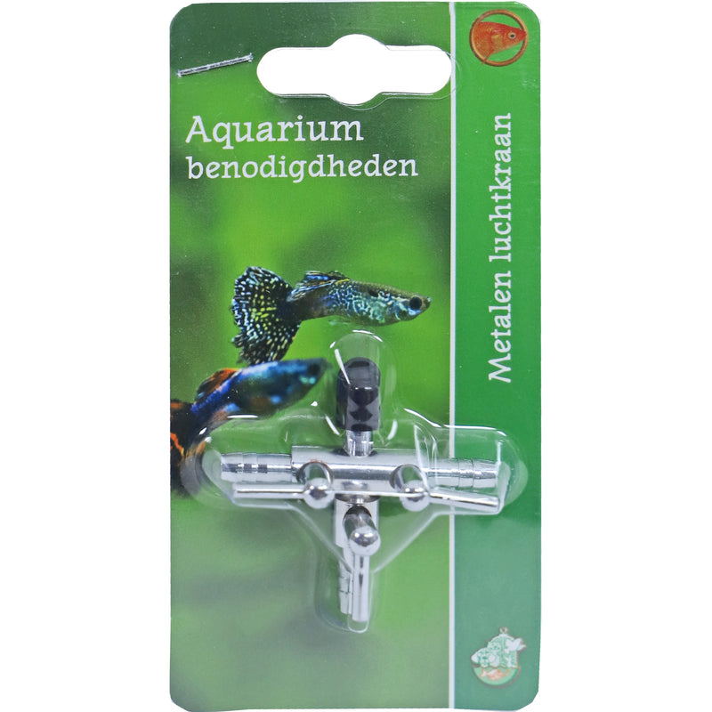 Aquarium benodigdheden Boon Luchtkraan metaal 3-weg