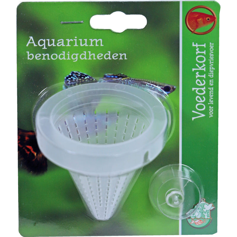 Aquarium benodigdheden Boon Voederkorf met rubber zuiger Ø 6,5 cm