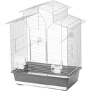 Interzoo vogelkooi Iza 2, Grijs - Dierplezier.nl